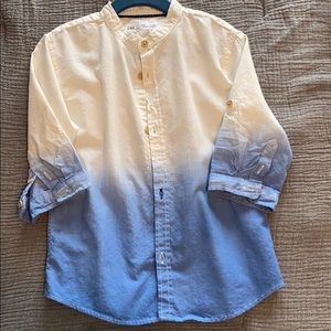 Boys Zara Ombré Button Down shirt